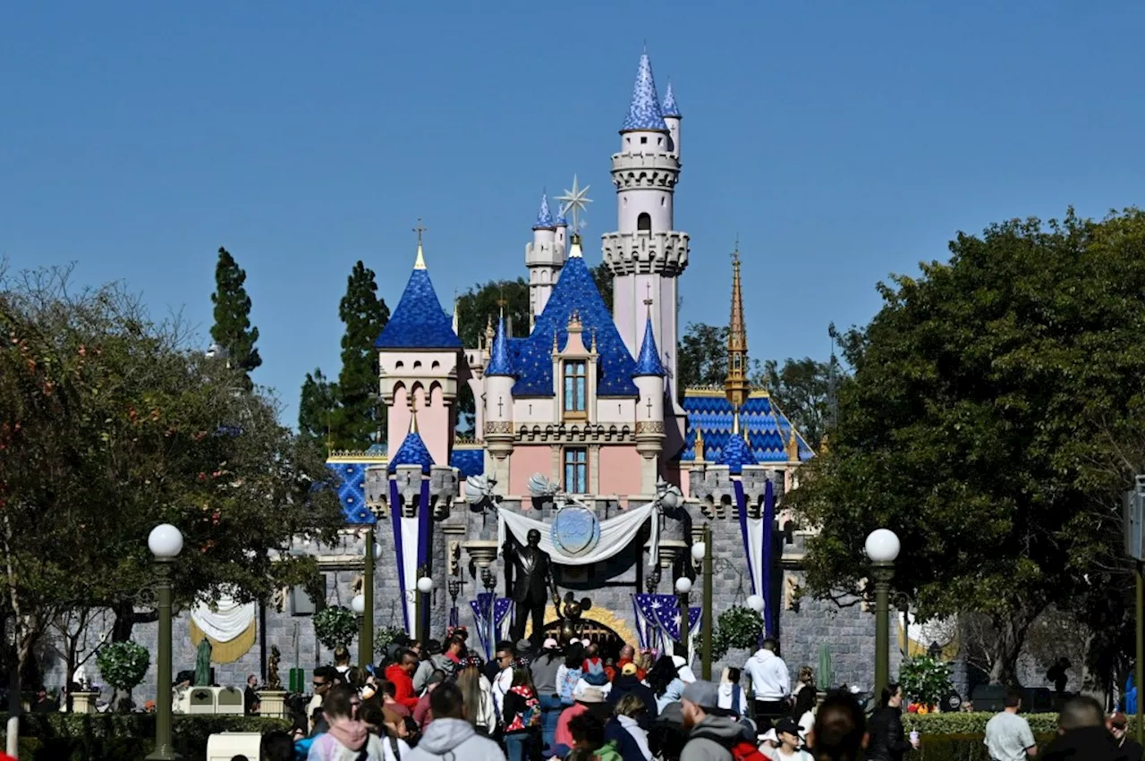 Disneyland opens late after oil leak in front of Sleeping Beauty Castle