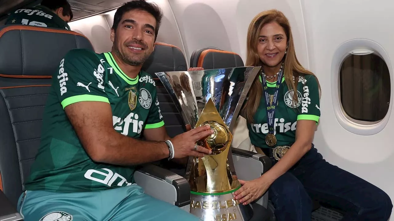 Leila quer Abel no Palmeiras até 2027: 'O maior da história'