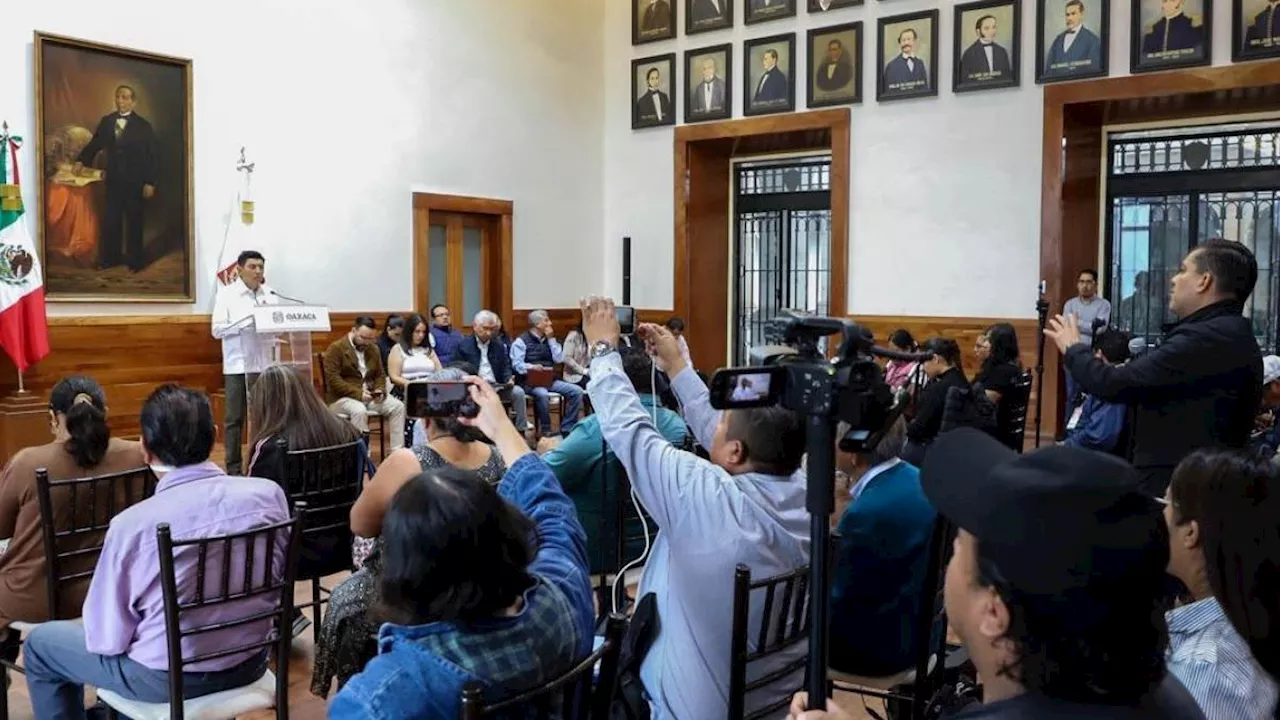 Gobierno de Oaxaca ofrece plan de apoyo a sectores afectados por 'John'