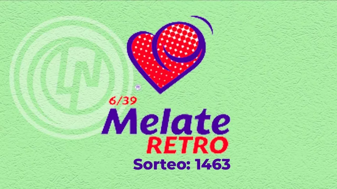 Resultados del sorteo Melate Retro 1463: números ganadores del 24 de septiembre del 2024