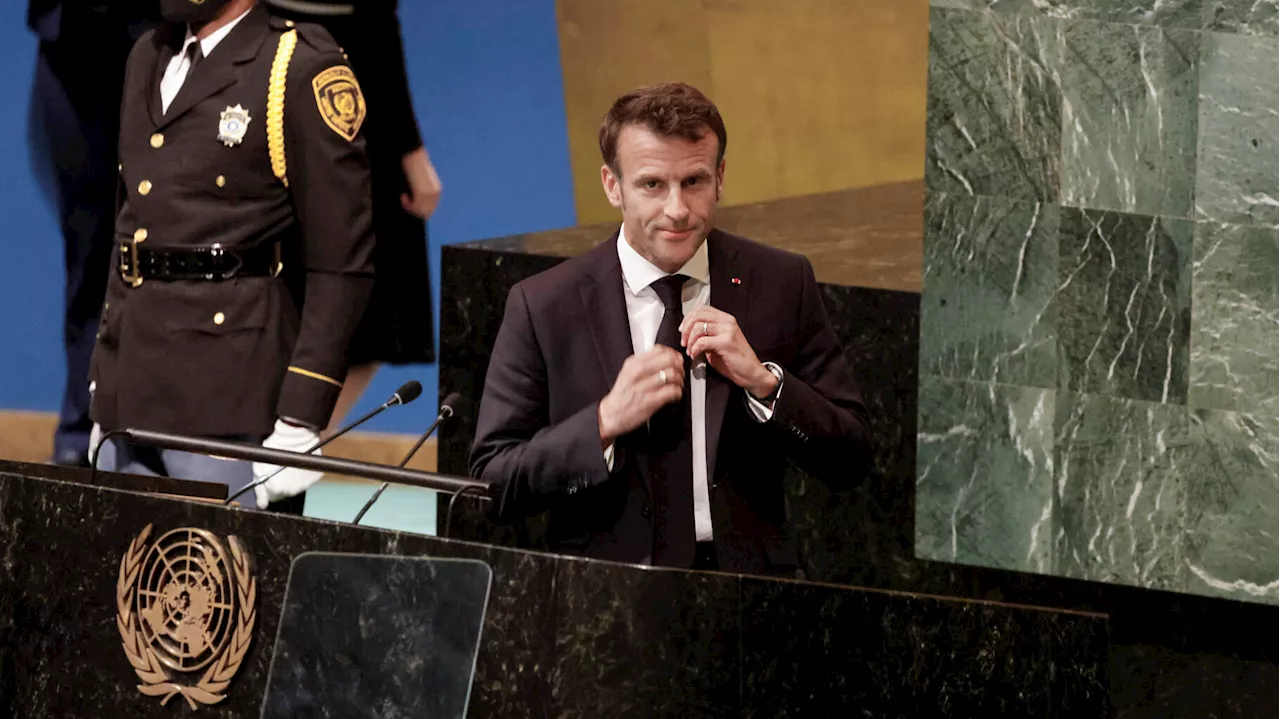 Macron se rend aux Nations Unies pour rappeler sa vision