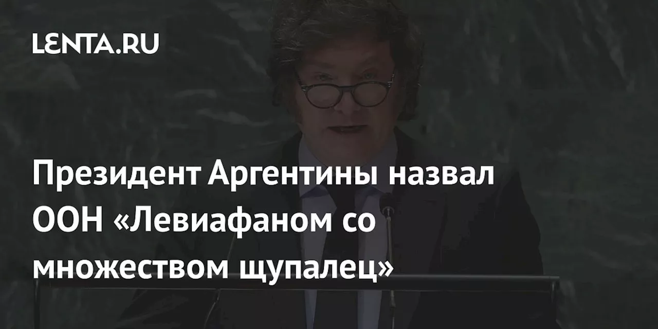 Президент Аргентины назвал ООН «Левиафаном со множеством щупалец»