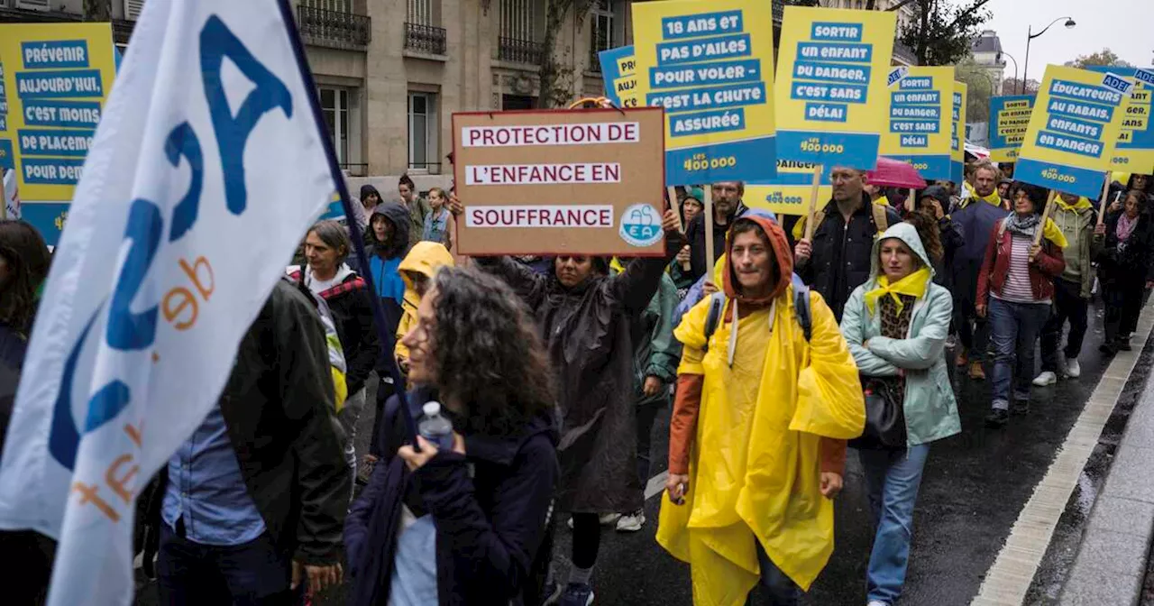 A Paris, «mobilisation historique» du secteur de la protection de l’enfance «à bout de souffle»