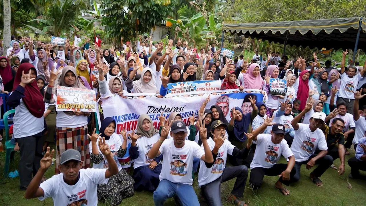 Gabung jadi Relawan, Komunitas Melayu Kalteng Deklarasikan Dukungan Agustiar-Edy di Pilgub 2024