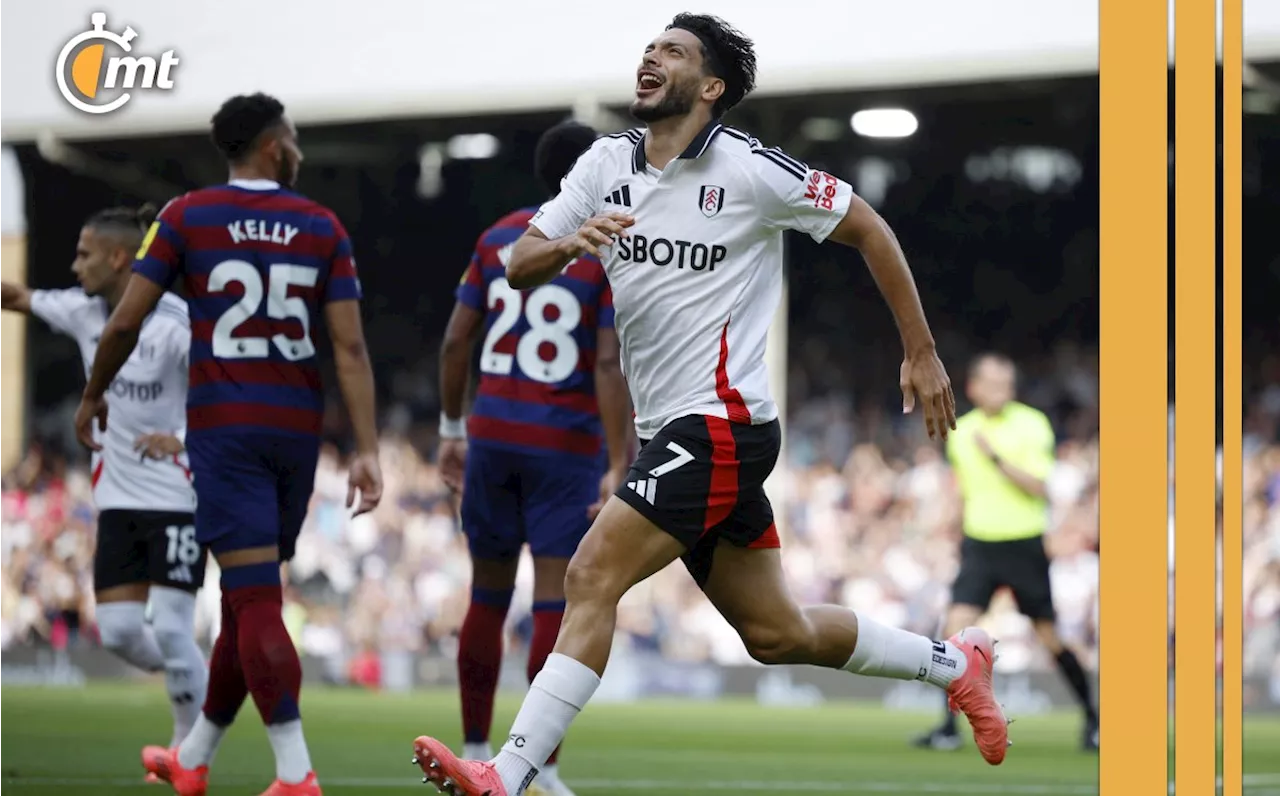 'Parece que tiene 10 años menos'; prensa ELOGIA a Raúl Jiménez por buen momento con Fulham