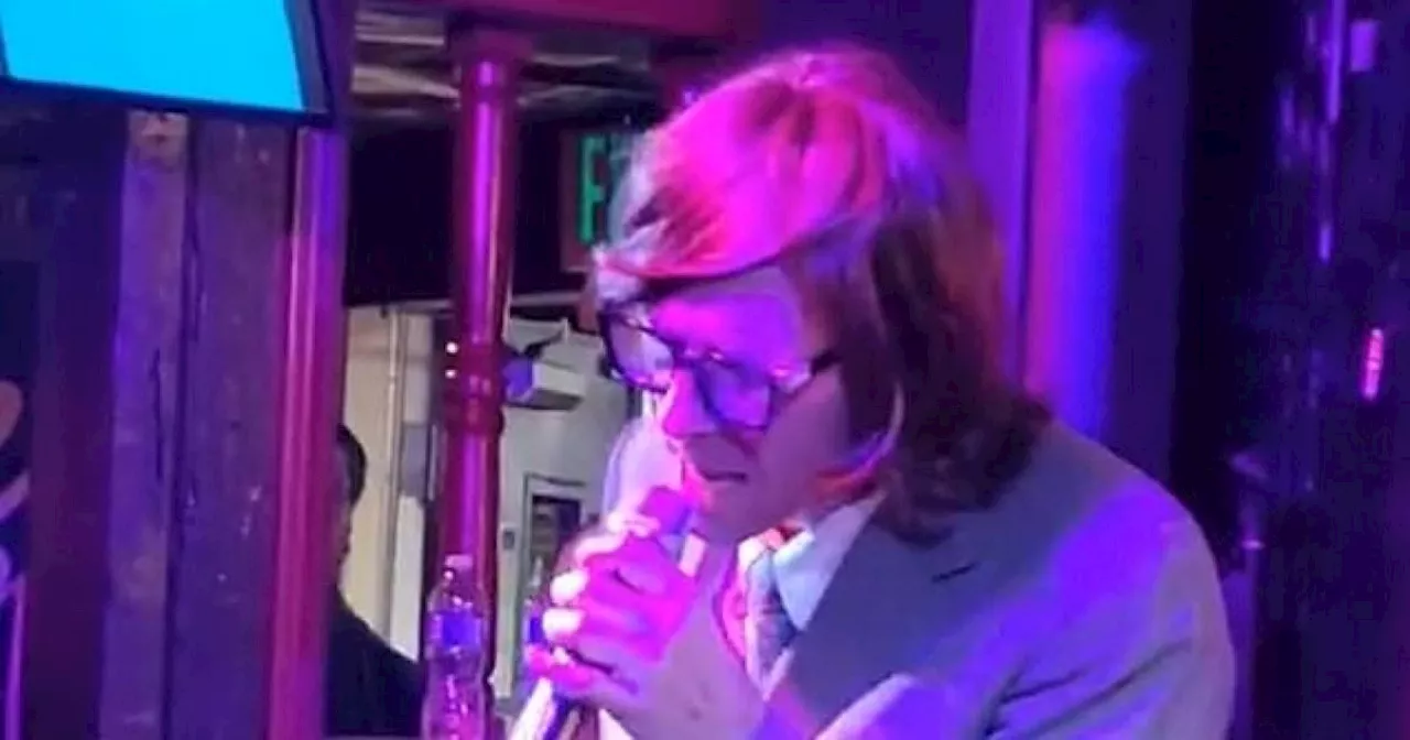 00s music icon with 9 number one albums unrecognisable in weird karaoke stint