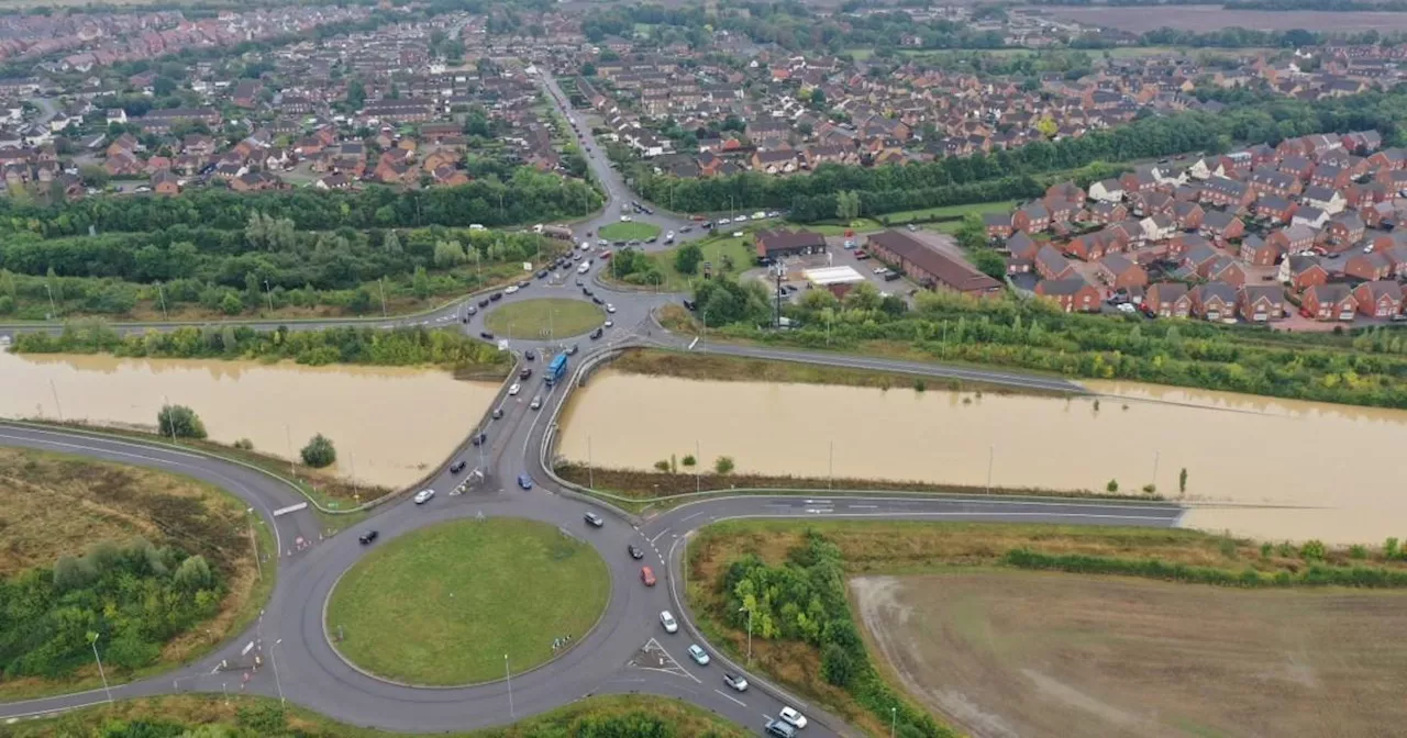 A421 still closed as flood warnings across the UK cause traffic delays