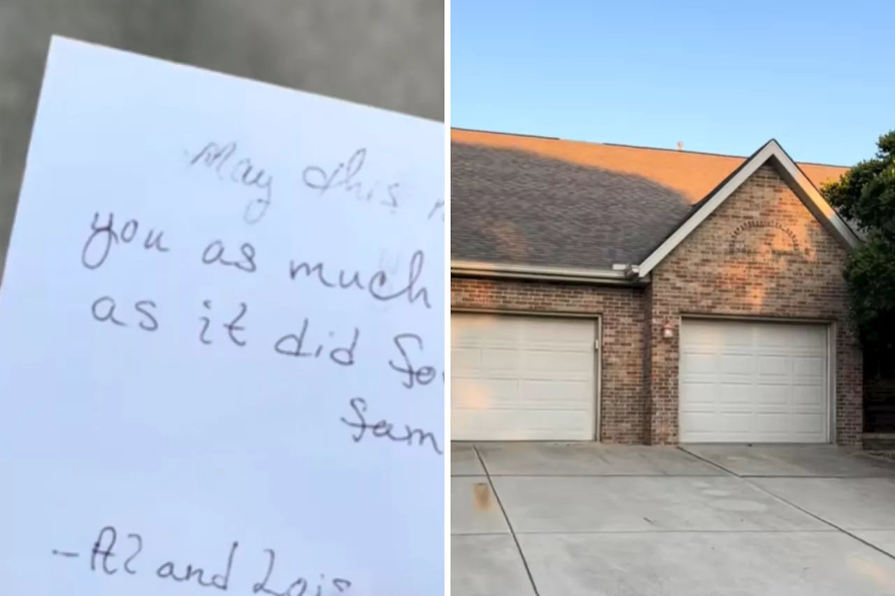 Note Elderly Couple Leave New Homeowners Has Realtor in Tears