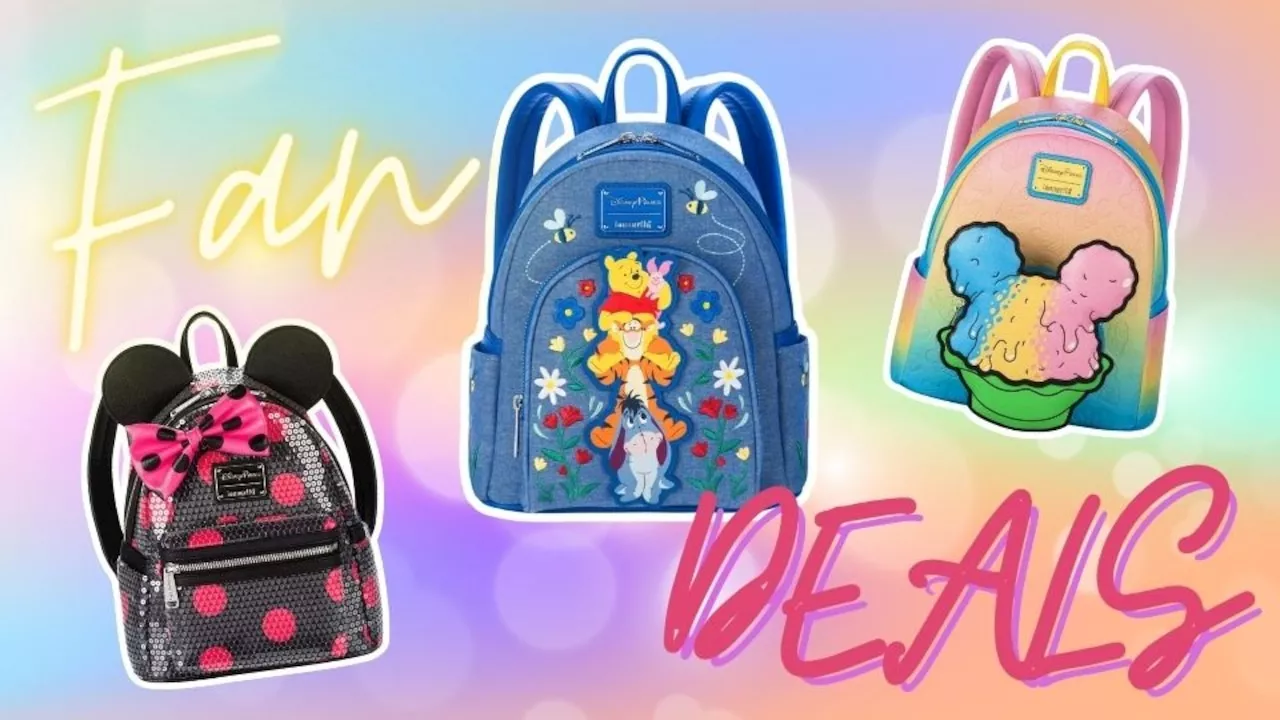 Loungefly mini backpacks are up to 40% off at Disney Store, with bags starting from $30