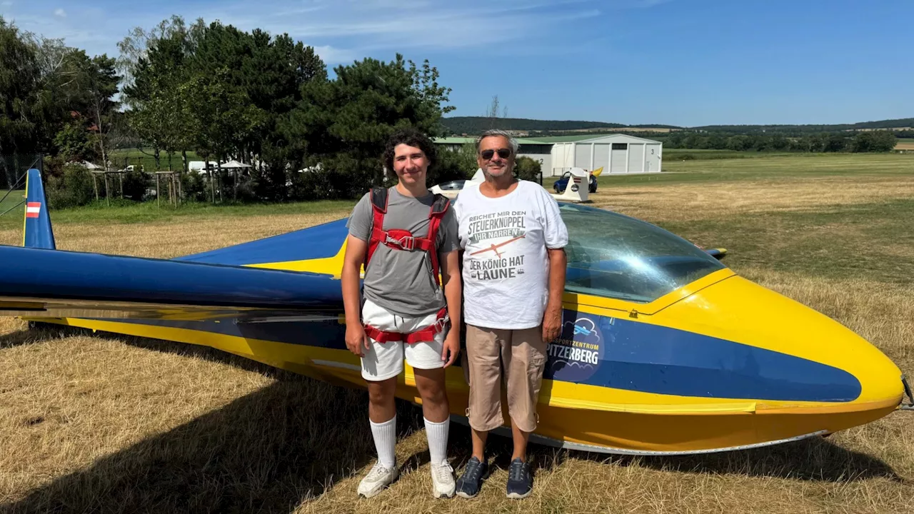 Flugsportzentrum Spitzerberg: Tristan will hoch hinaus