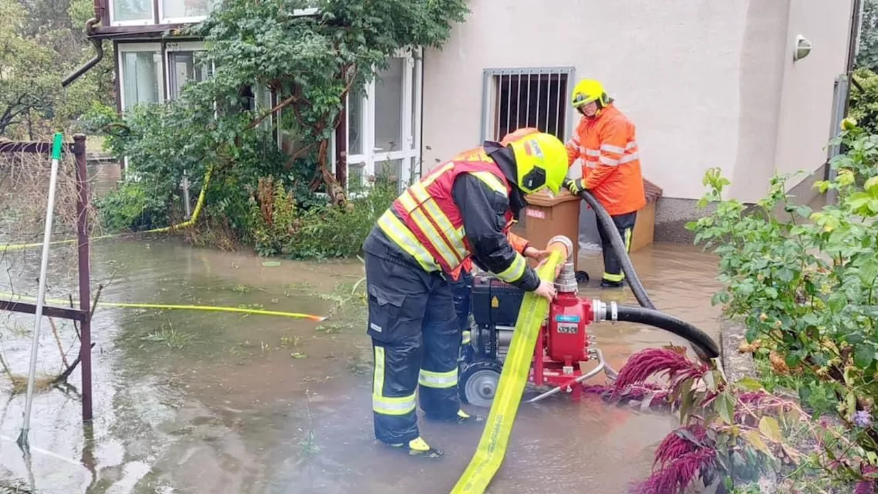 Hochwasser-Einsatz: FF Spillern packte in Tulln mit an