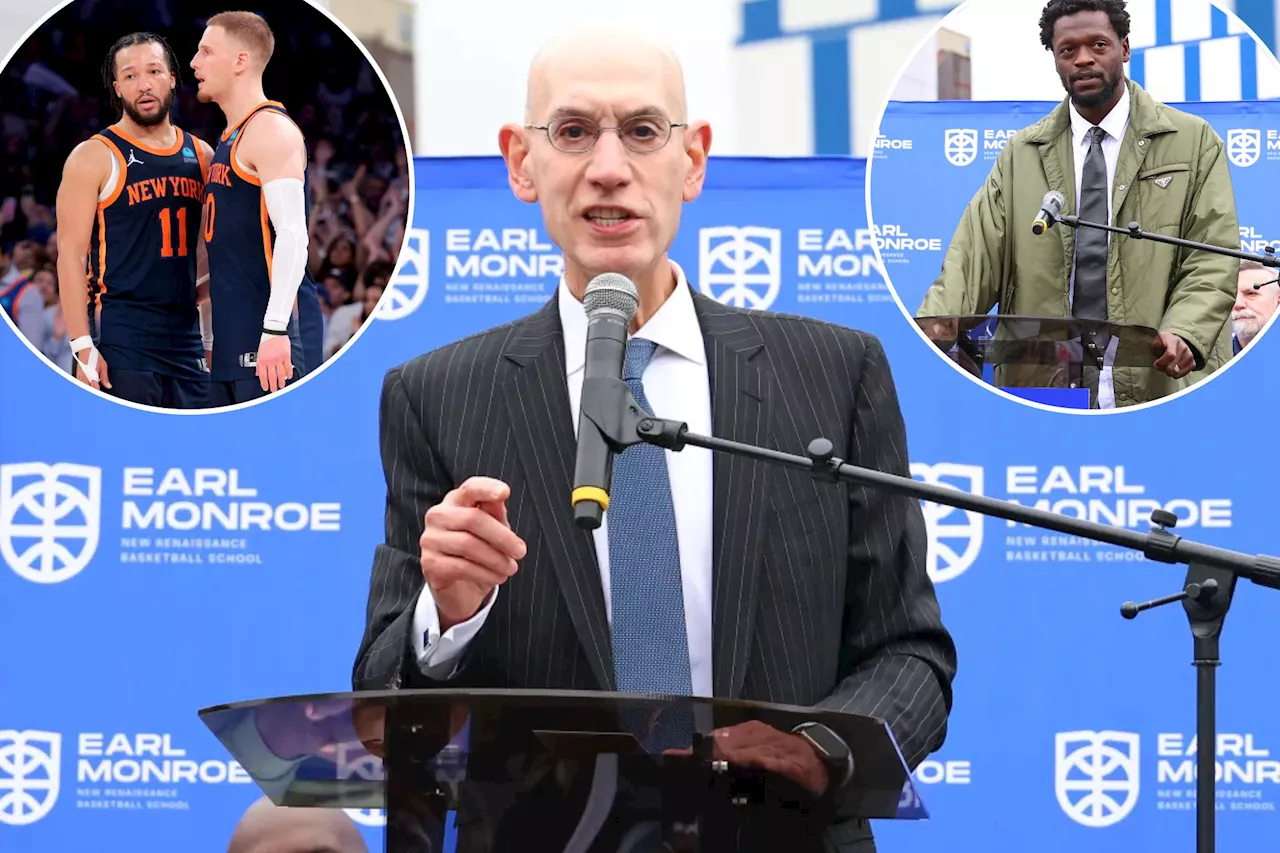 Adam Silver lauds 'fantastic' state of the Knicks, Jalen Brunson's leadership