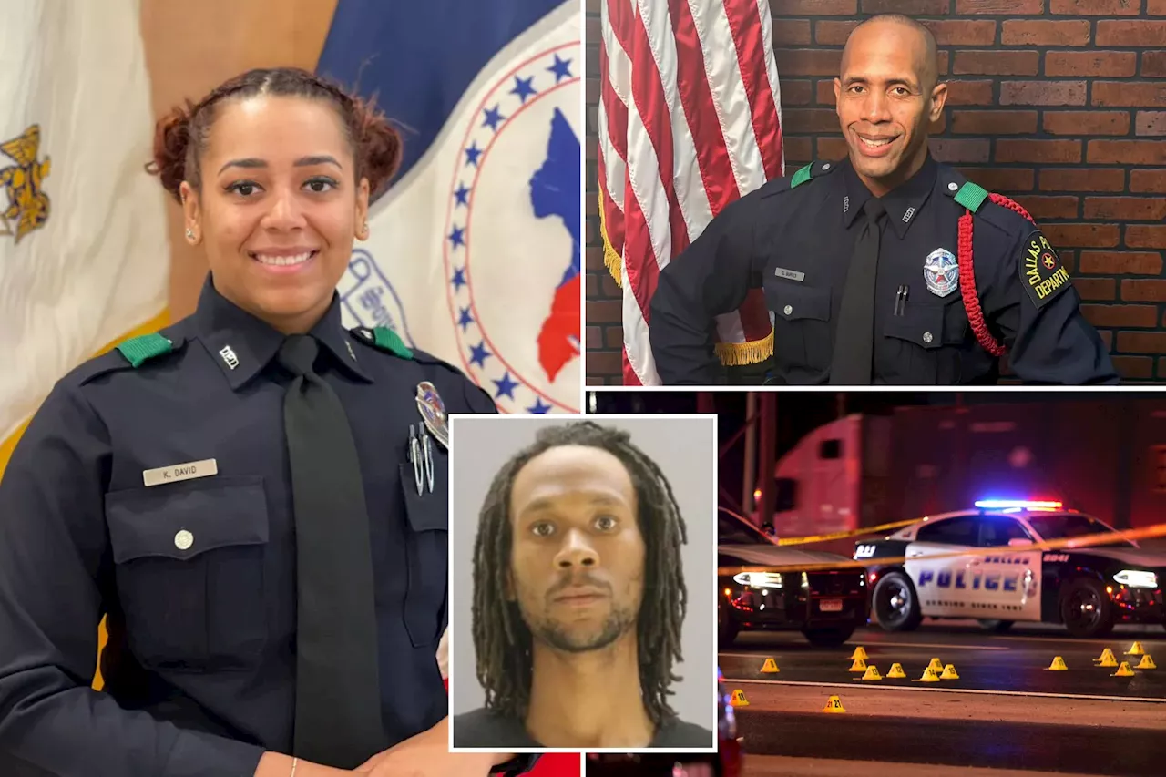 Dallas police officer Karissa David blind in both eyes after fellow cop Darron Burks is 'executed' in targeted attack