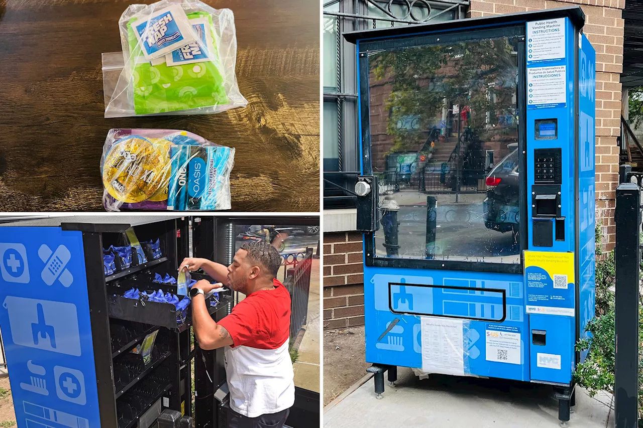 NYC’s drug-user supply vending machine — with crack pipes and 'meth kits' — is so popular, workers have to refill it twice a week