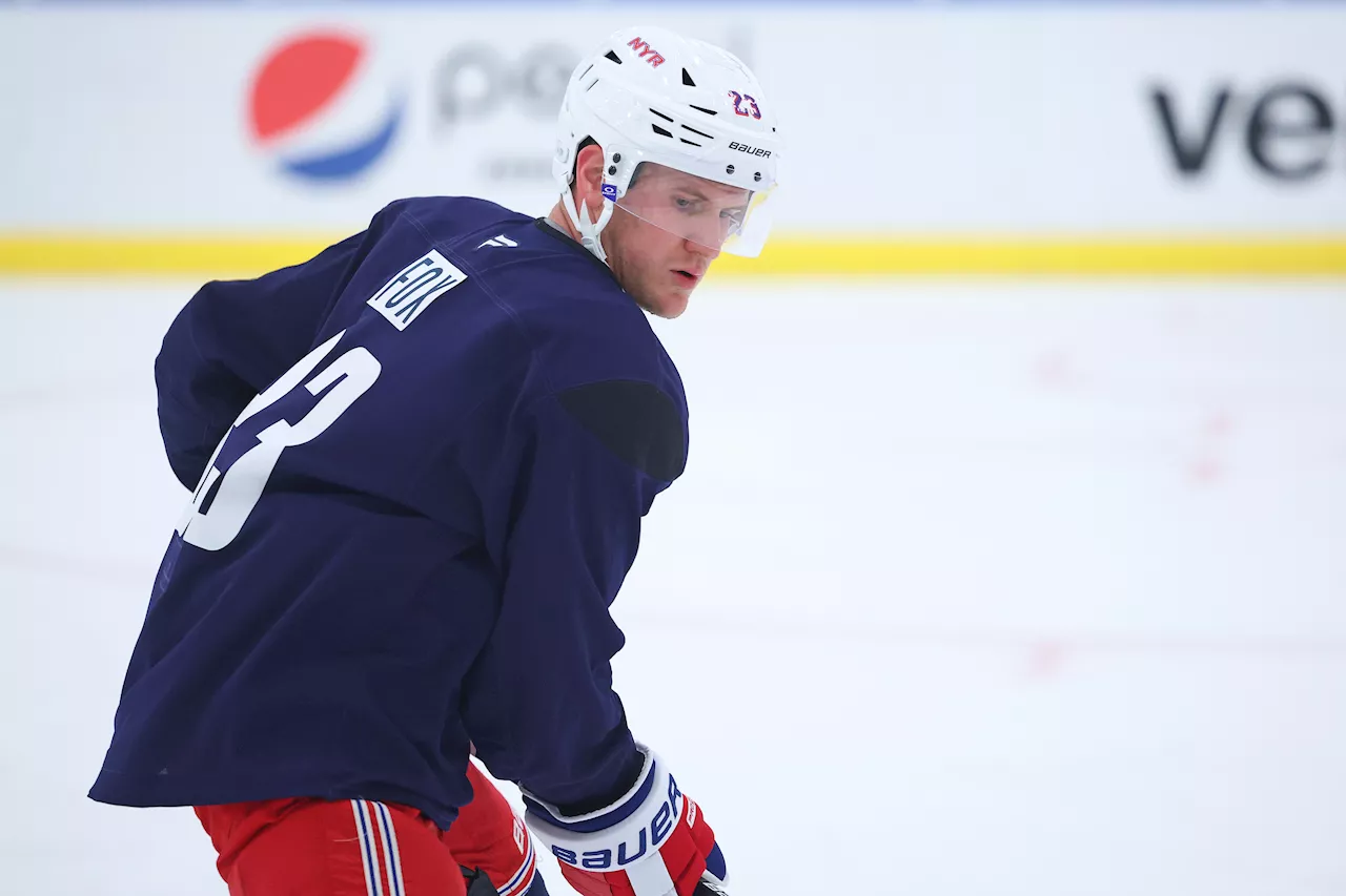  Rangers' Adam Fox feels fully healthy after knee injury hampered him in postseason