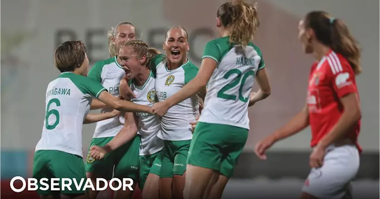 O cruel destino sentenciado no final dos descontos: Benfica perde com Hammarby e falha quarta presença seguida na Champions feminina