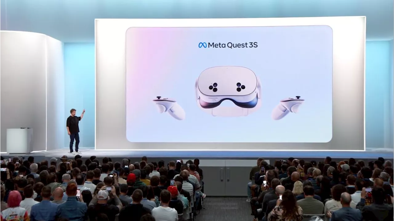 Mark Zuckerberg announces Meta Quest 3S: $300 VR headset to mostly match the Quest 3, coming October 15