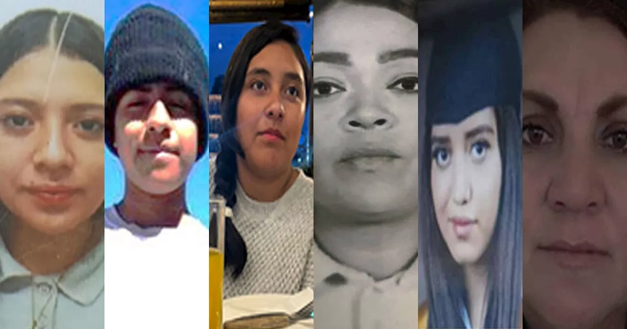 Buscan a Melanie, Roberto, Dolores, Mariana, Andrea y Claudia, desaparecidos en Guanajuato