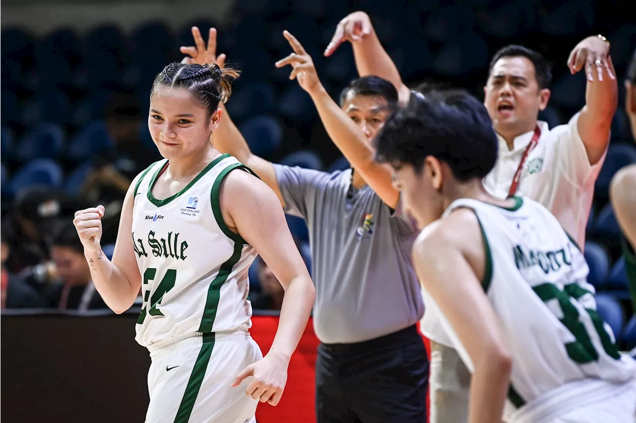 Luisa San Juan erupts for 10 threes in La Salle breakthrough, ties Napa, Caidic UAAP record