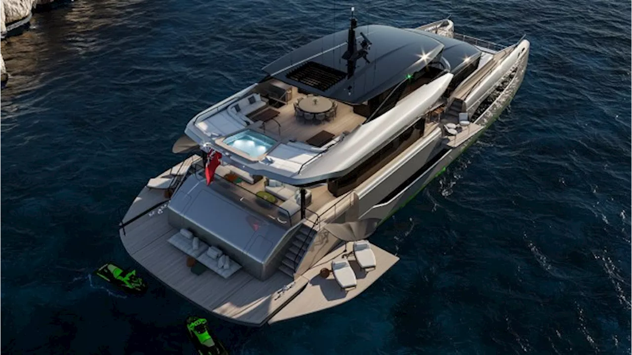 Sunreef’s New 111-Foot Hybrid Catamaran Is Topped With a Glass Hot Tub