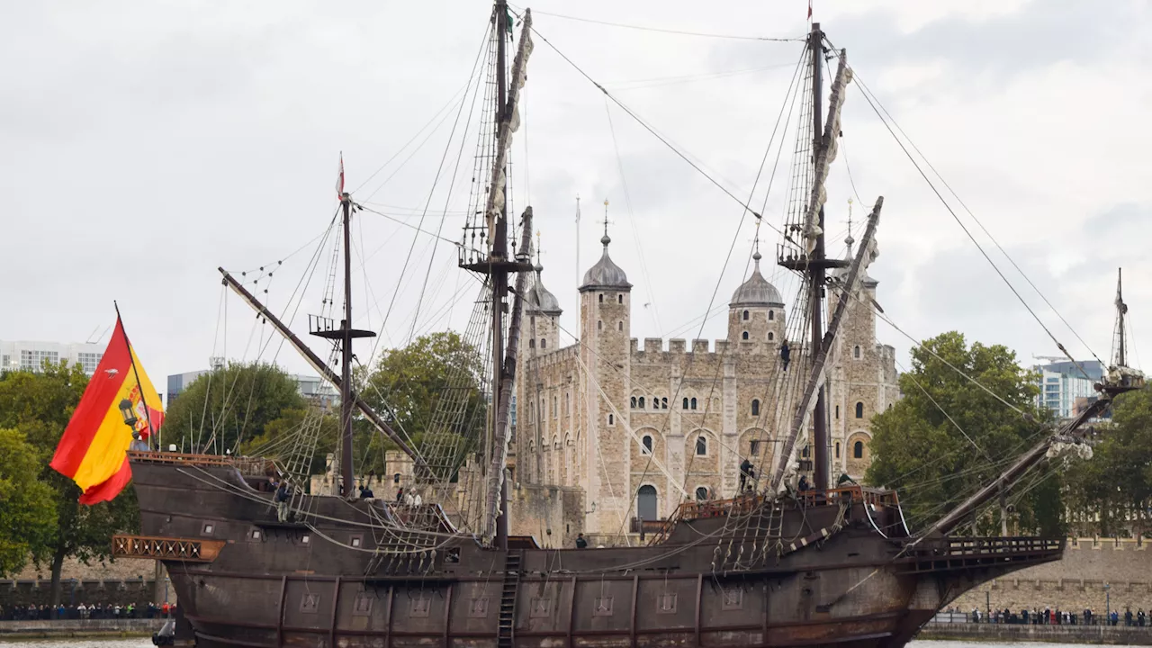 El Galeón Andalucía llega a Londres para mostrar la herencia marítima española