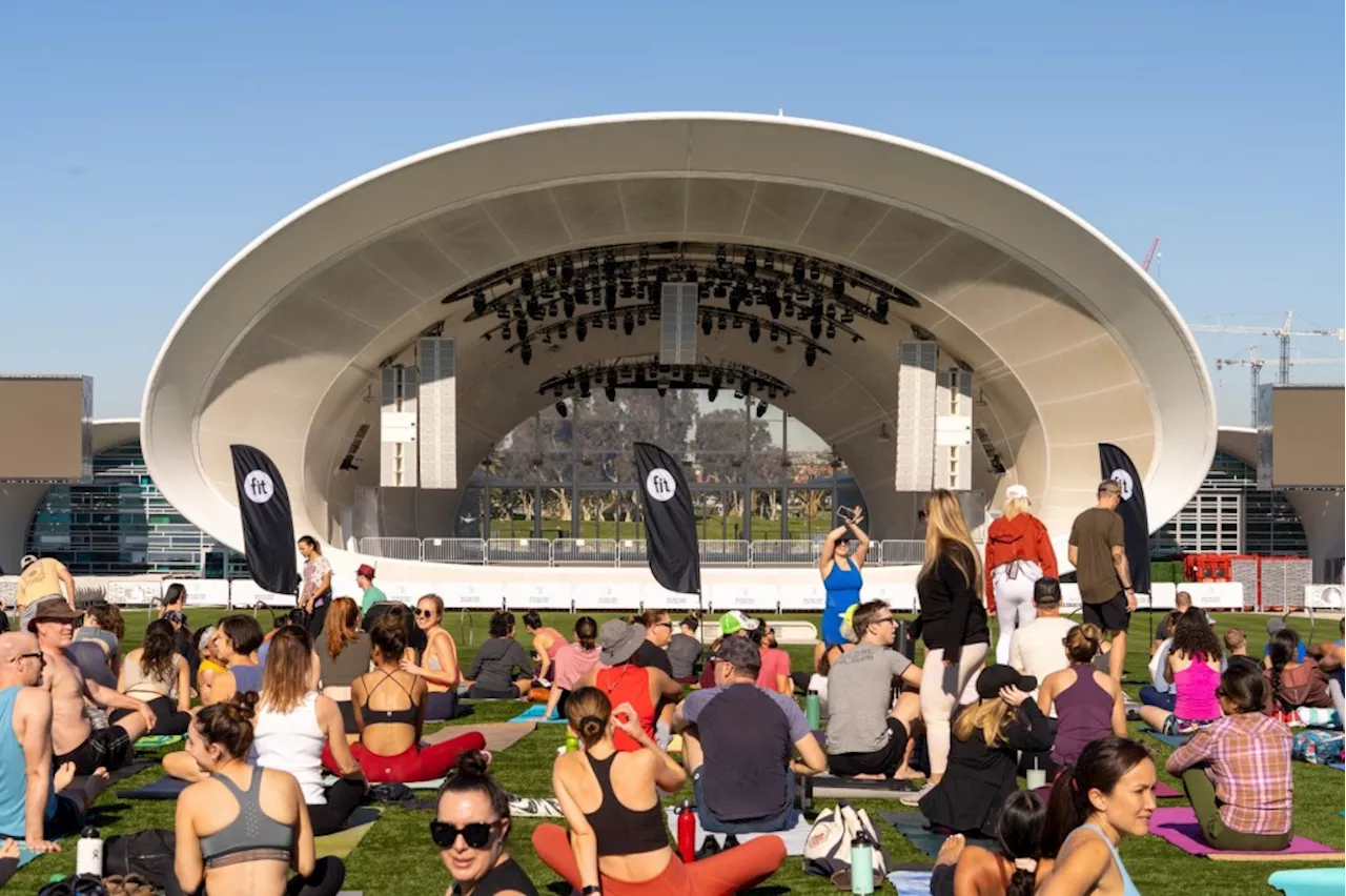 Fit Athletic Club Hosts Outdoor Yoga Session at Rady Shell