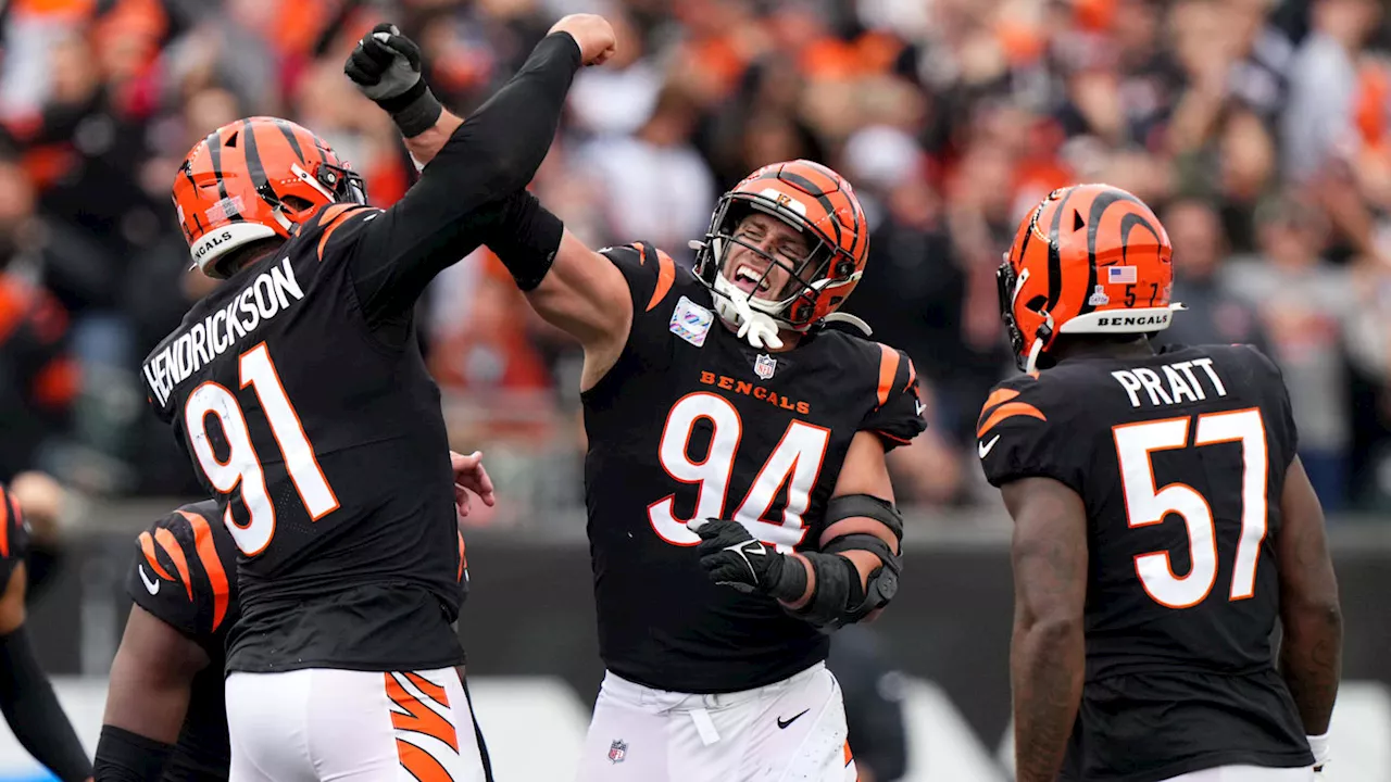 Look: Bengals Edge Rushers Trey Hendrickson, Sam Hubbard at Opposite Ends of ESPN Pas