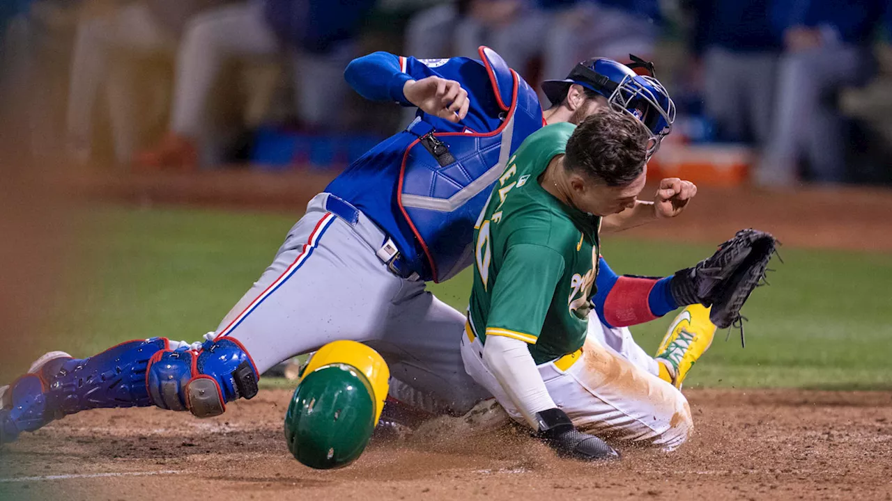 Oakland Athletics Start Final Series At Coliseum With Walk-Off Win Over Texas Rangers