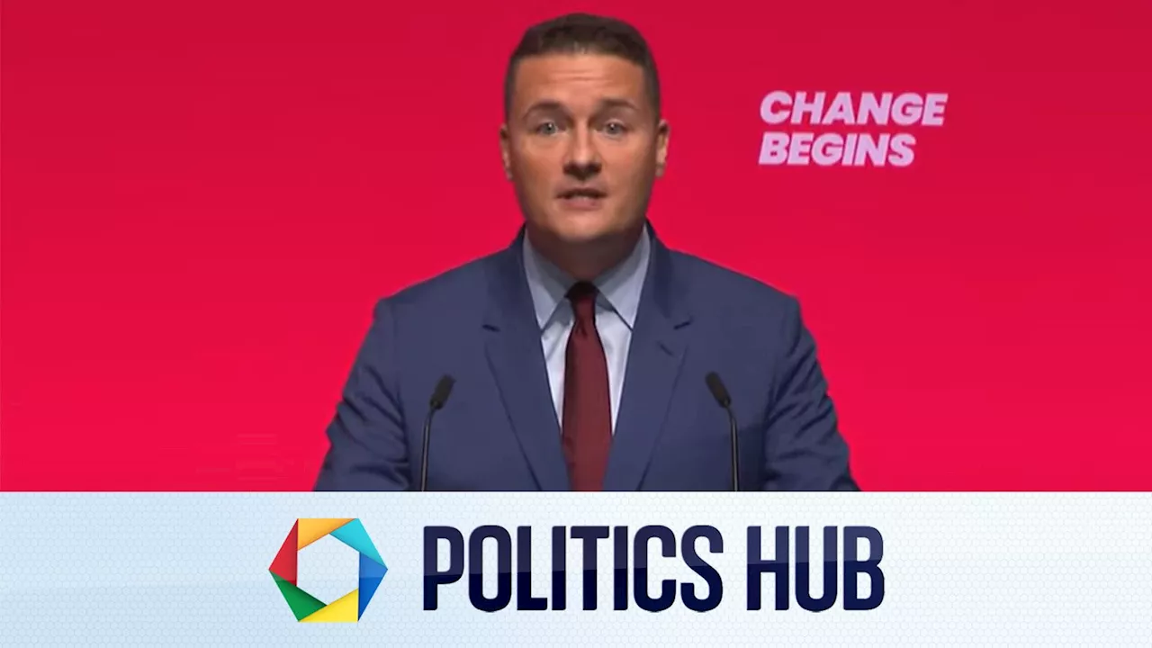 Politics latest: Union stages Labour conference winter fuel cut protest ahead of vote; Wes Streeting speaks