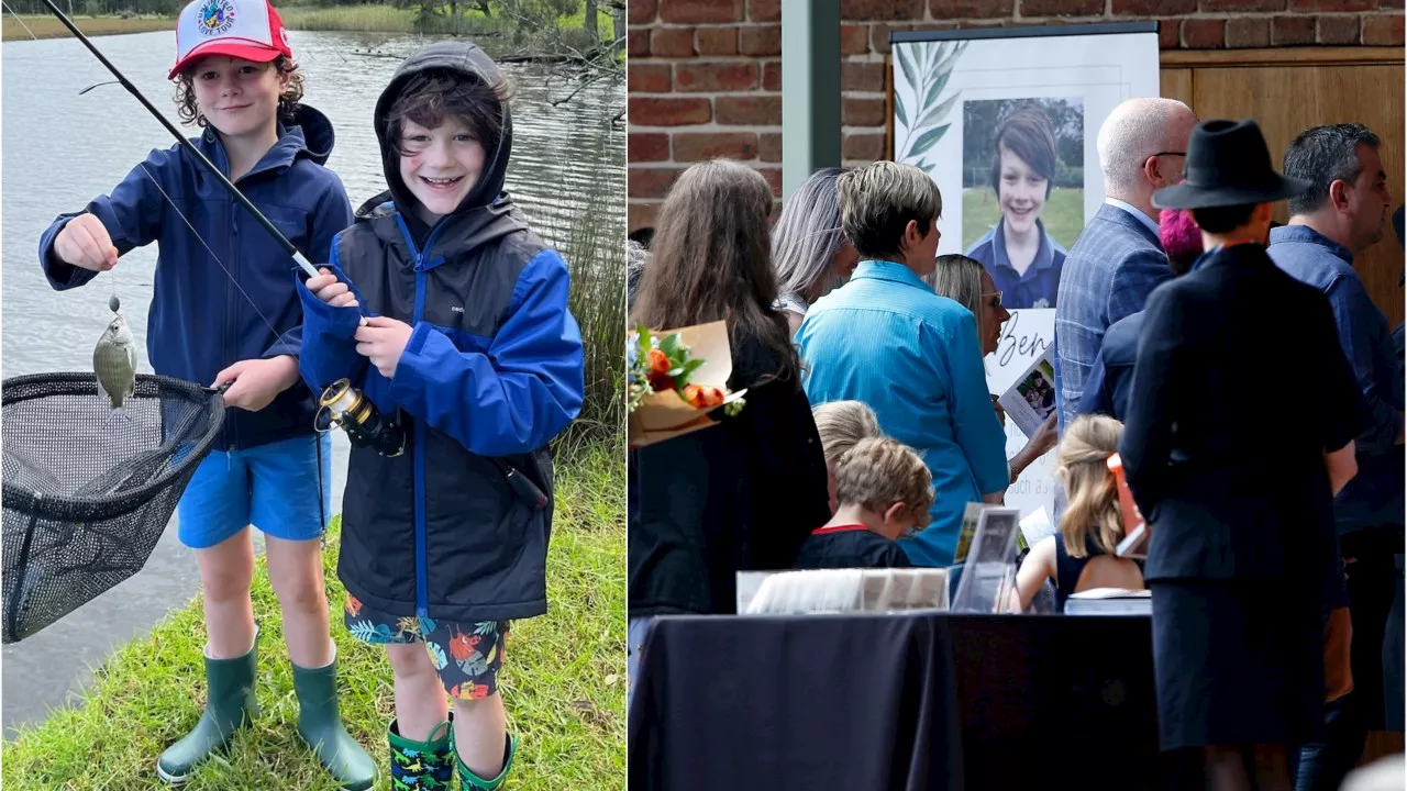 ‘Never forgotten’: Father of slain brothers speaks at their funeral service