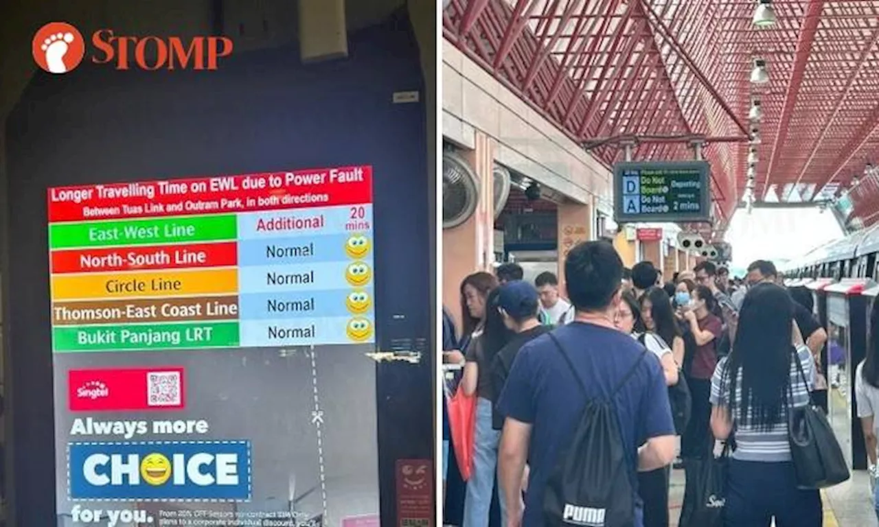 Train Service Disrupted Between Boon Lay and Queenstown Due To Traction Power Fault