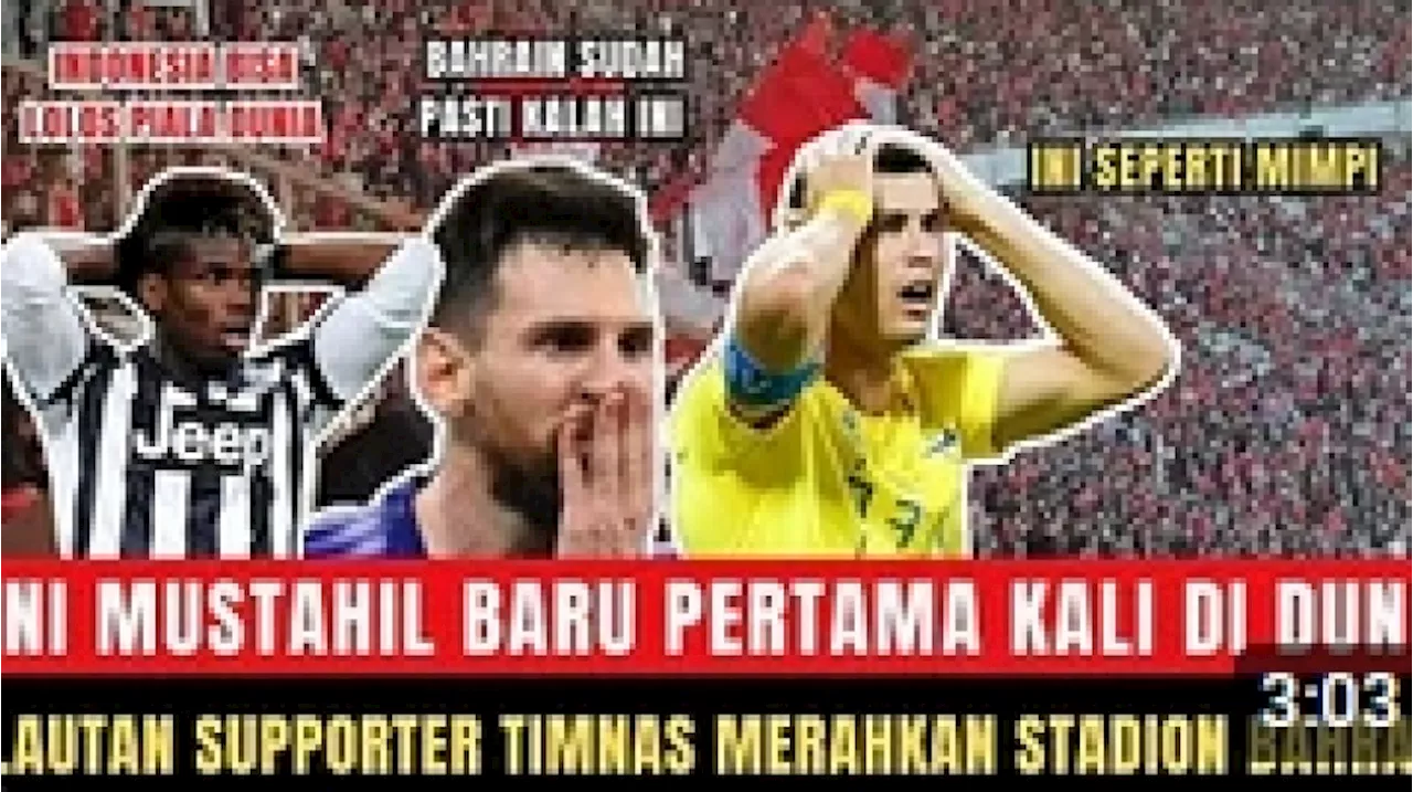 Cek Fakta: Tiket Timnas vs Bahrain Ludes Dibeli 90 Ribu Suporter Indonesia