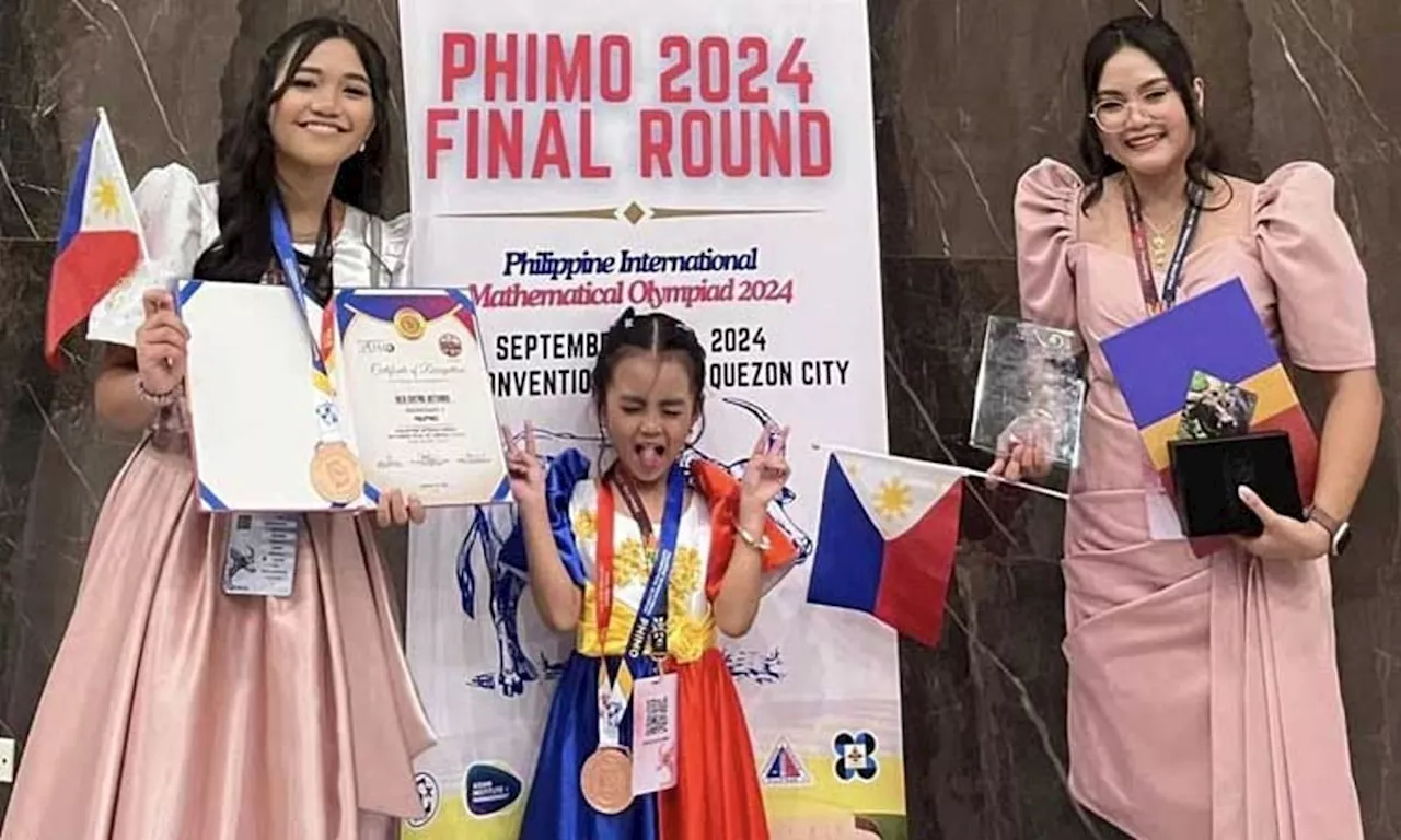 2 students from Sta. Cruz win medals in Math Olympiad