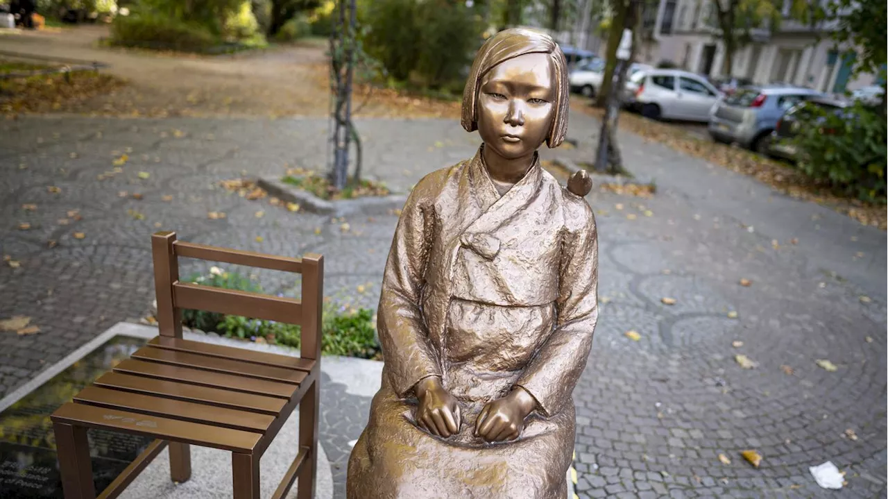 Friedensstatue aus Berlin-Mitte abgebaut