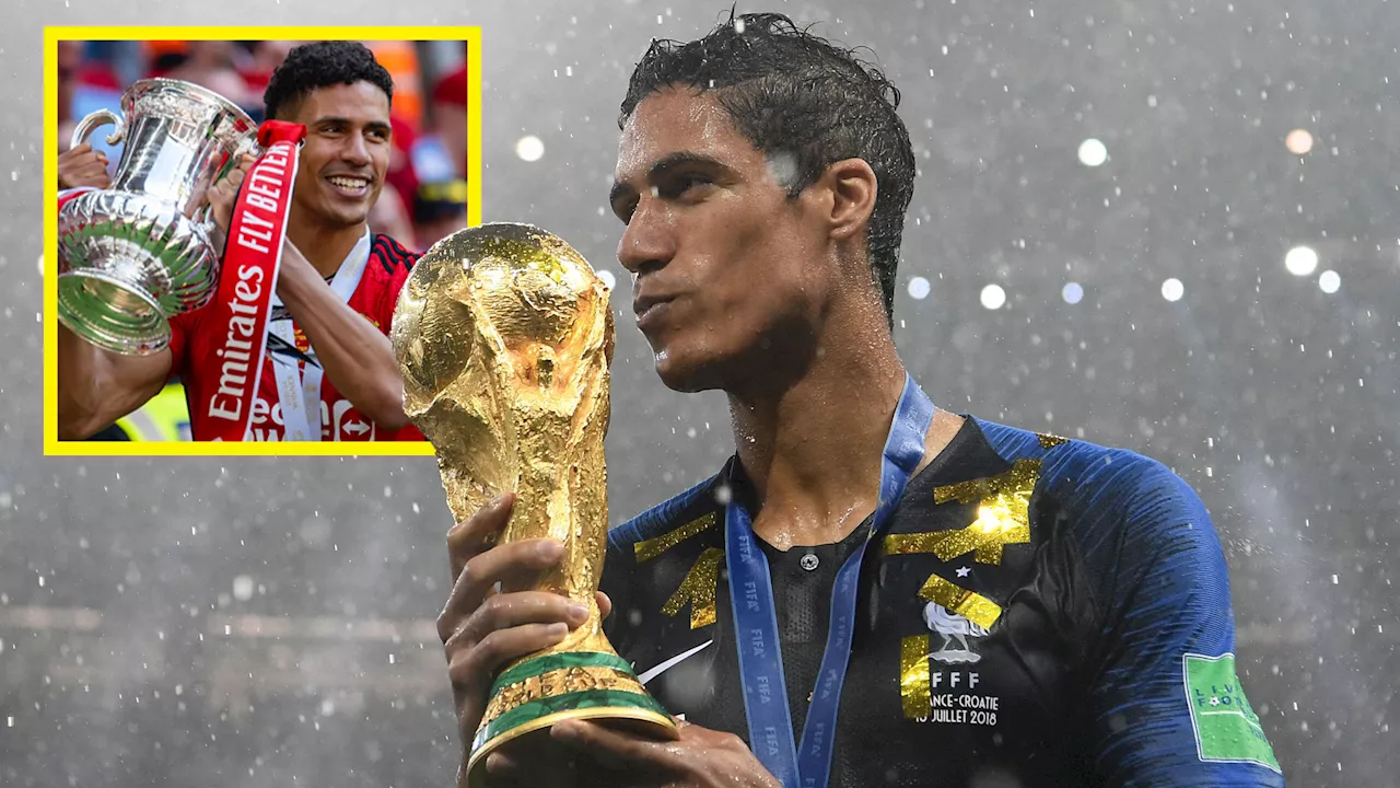 Ex-Manchester United star Raphael Varane announces shock retirement aged 31 and immediately confirms next...