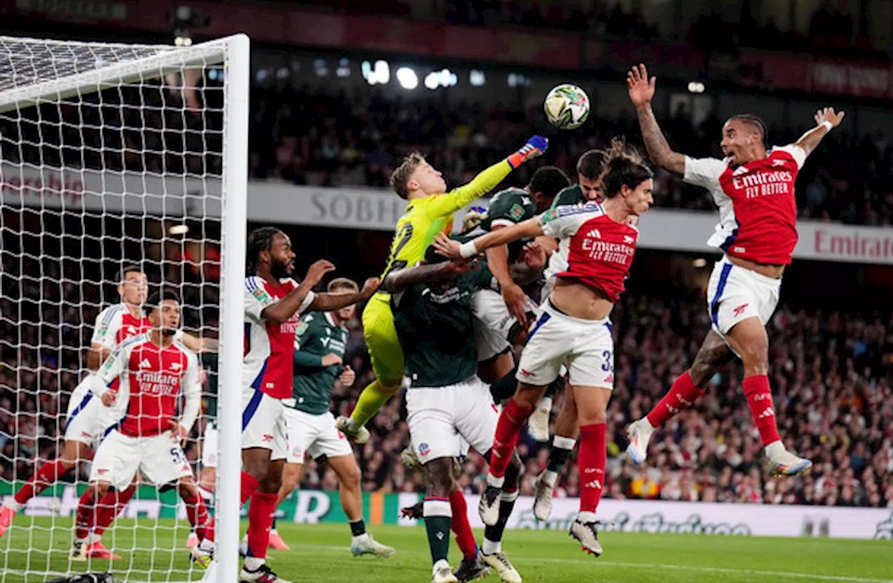 Irish-qualified goalkeeper becomes Arsenal's youngest ever starter in EFL Cup win