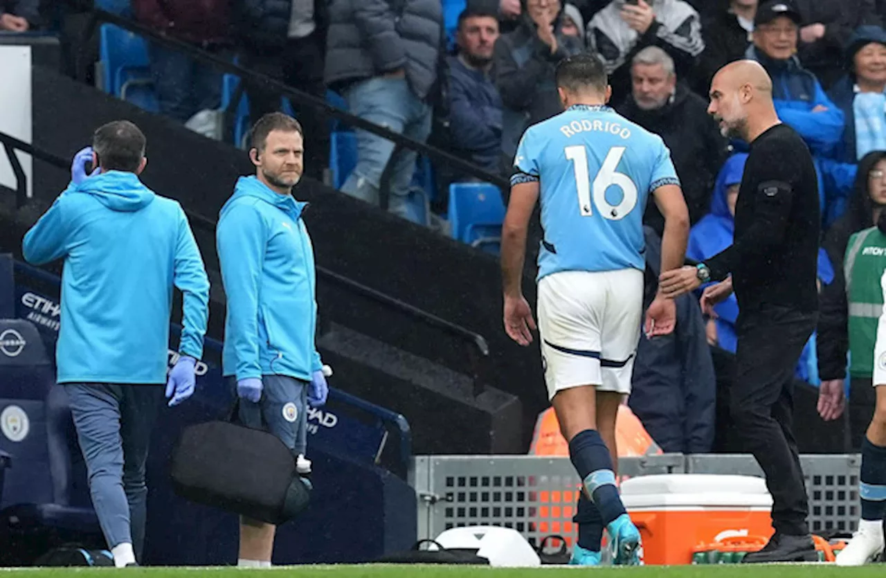 Man City confirm Rodri suffered right knee ligament injury in Arsenal clash