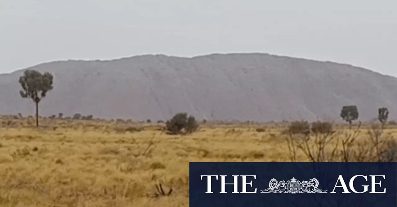 Uluru drenched by record September rain