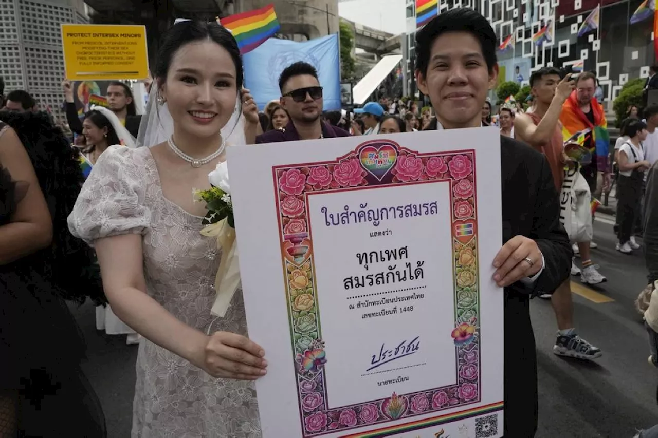 Thai king signs same-sex marriage into law