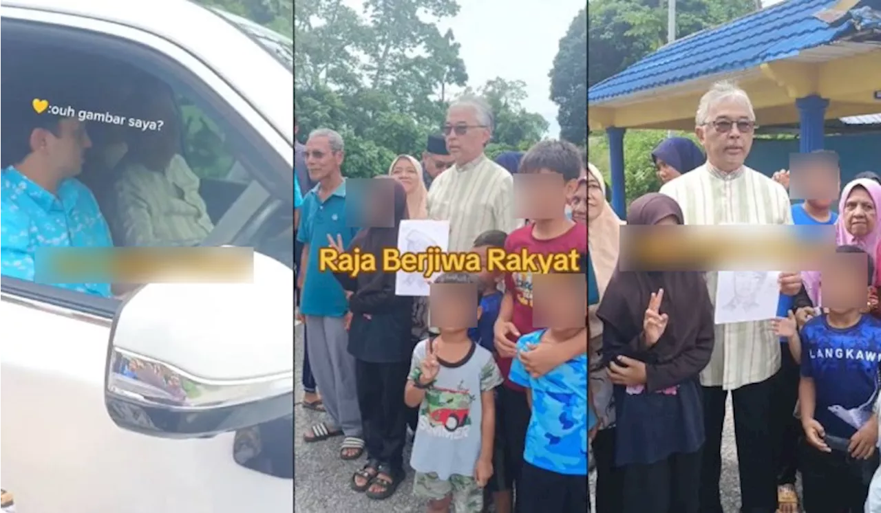 [Video] Reaksi Sultan Pahang Terima Hadiah Potret Lukisan Dari Si Kecil Jadi Tumpuan