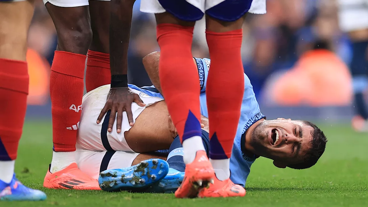 Man City release statement with Rodri update after star travels to Spain to see specialist for knee injury...