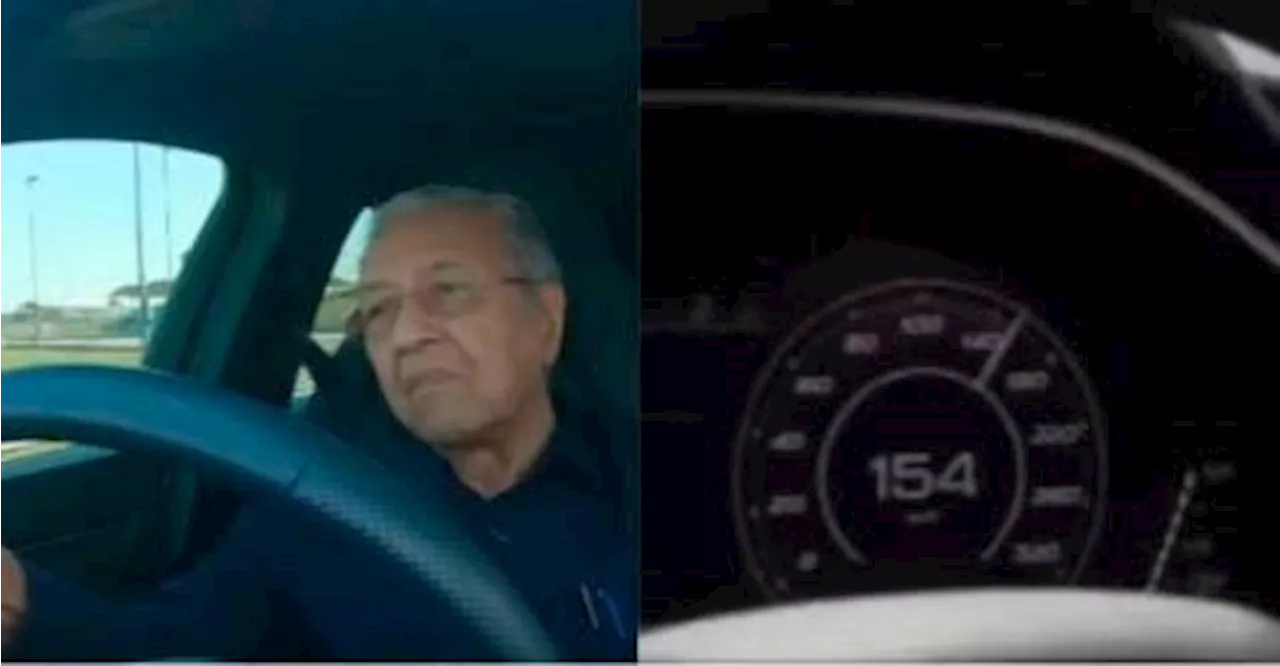 Tun M floors pedal at Sepang International Circuit