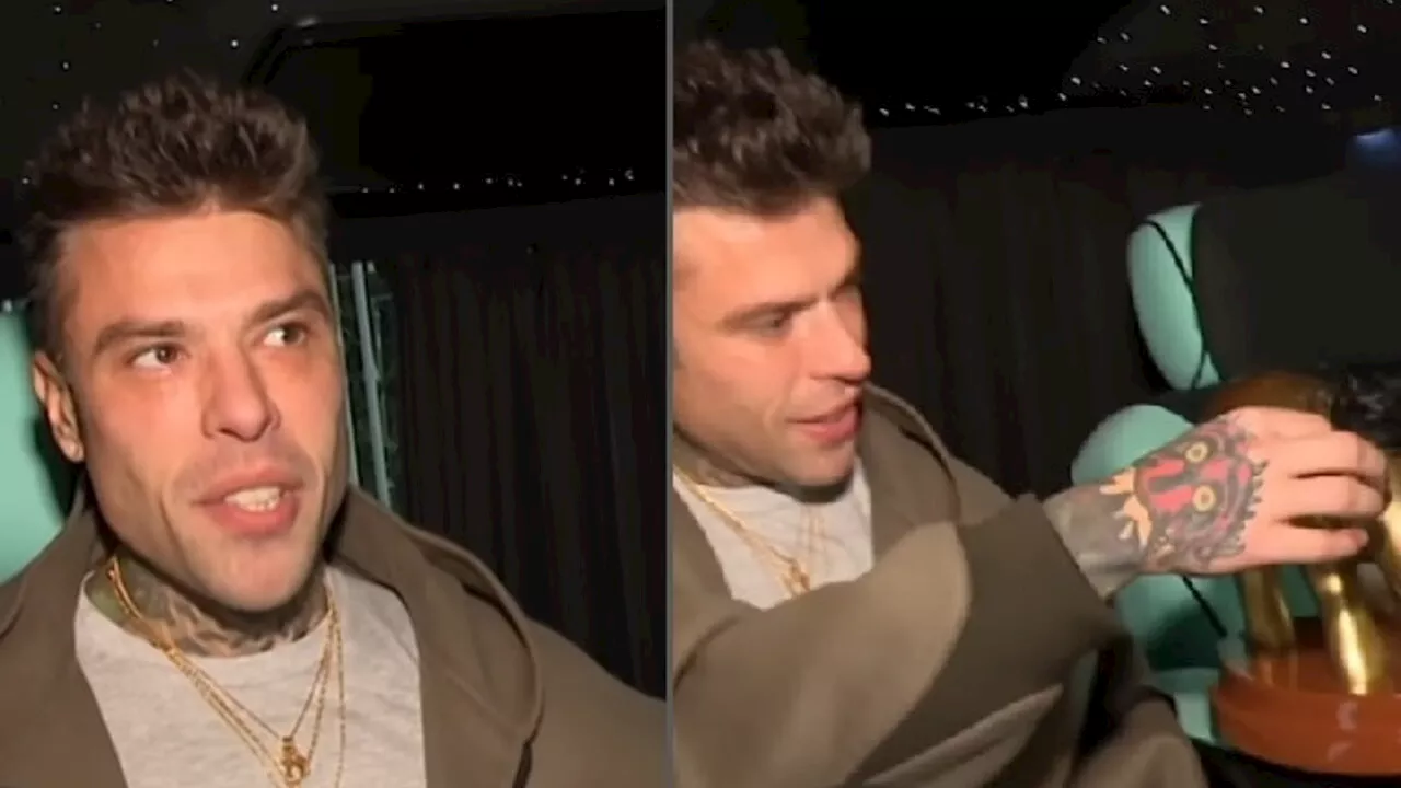 Tapiro d'Oro a Fedez per il dissing con Tony Effe: "Io cattivo? Sono un cog***ne"