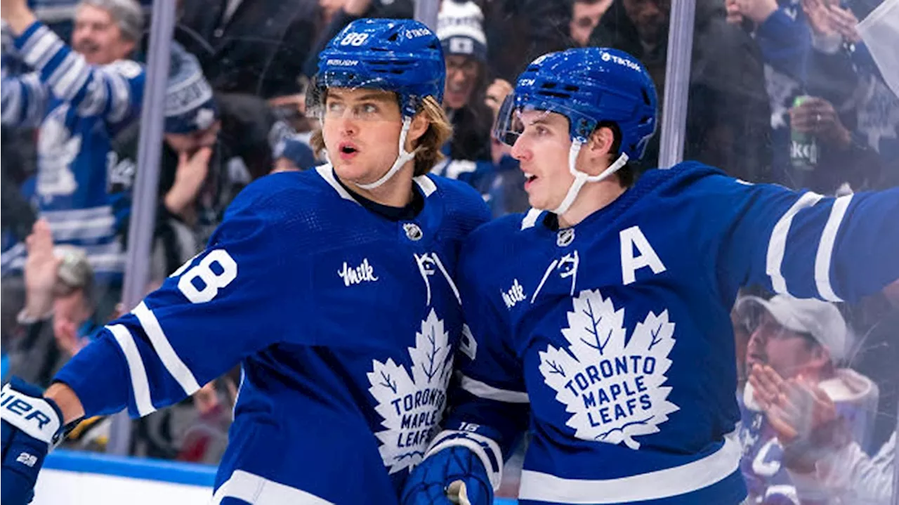 Leafs' Marner and Nylander among players ranked No. 20-30 on TSN's Top 50 list