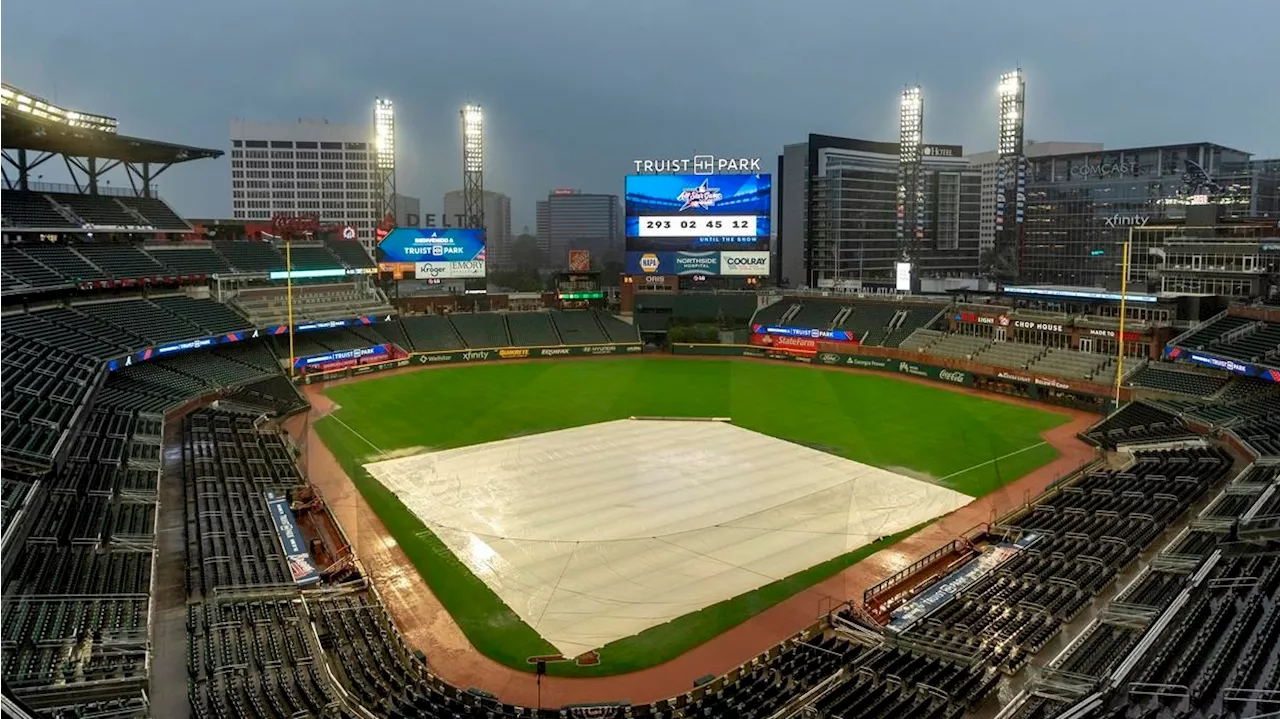 Mets and Braves to play doubleheader on Monday after forecast washes out rest of pivotal series