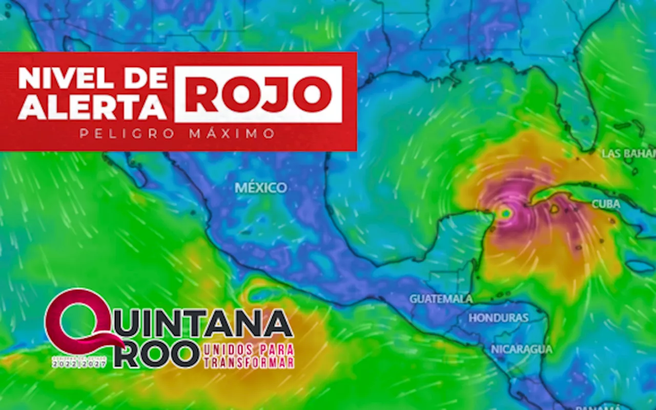 Activan alerta roja en Quintana Roo debido a tormenta tropical Helene; suspenden servicio de transporte