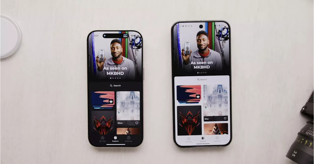 MKBHD Addresses Backlash Over New Wallpaper App Panels