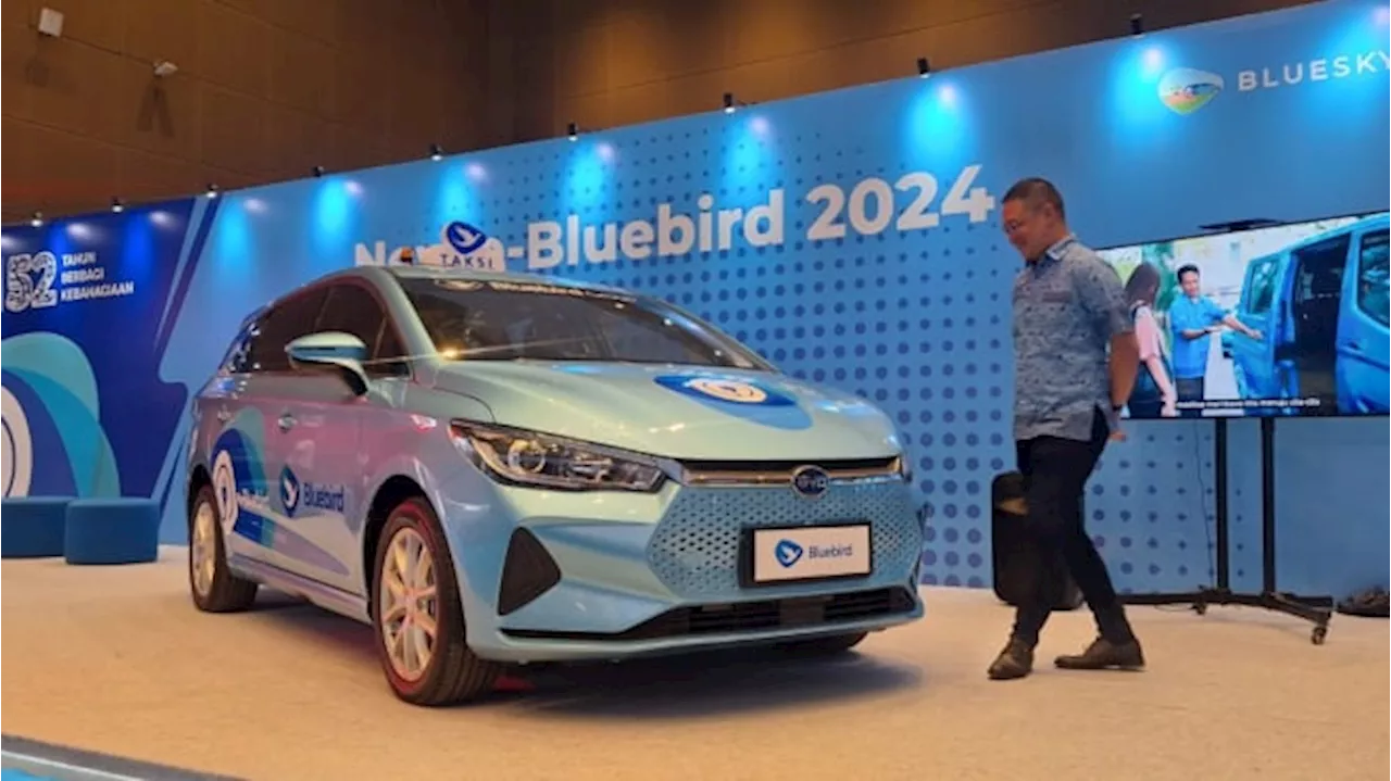 Batal Dijual, Bluebird Masih Gunakan Taksi Listrik BYD E6