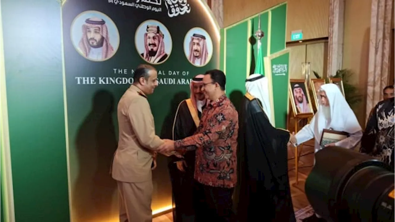 Momen Sejumlah Tokoh Hadiri Peringatan Hari Nasional Arab Saudi ke-94