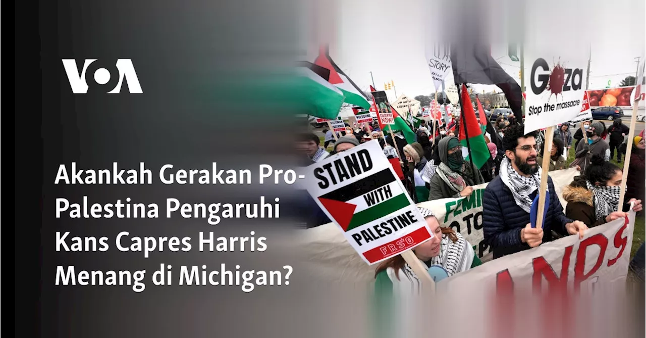 Kelompok Pro-Palestina di Michigan Tantang Dukungan ke Kamala Harris